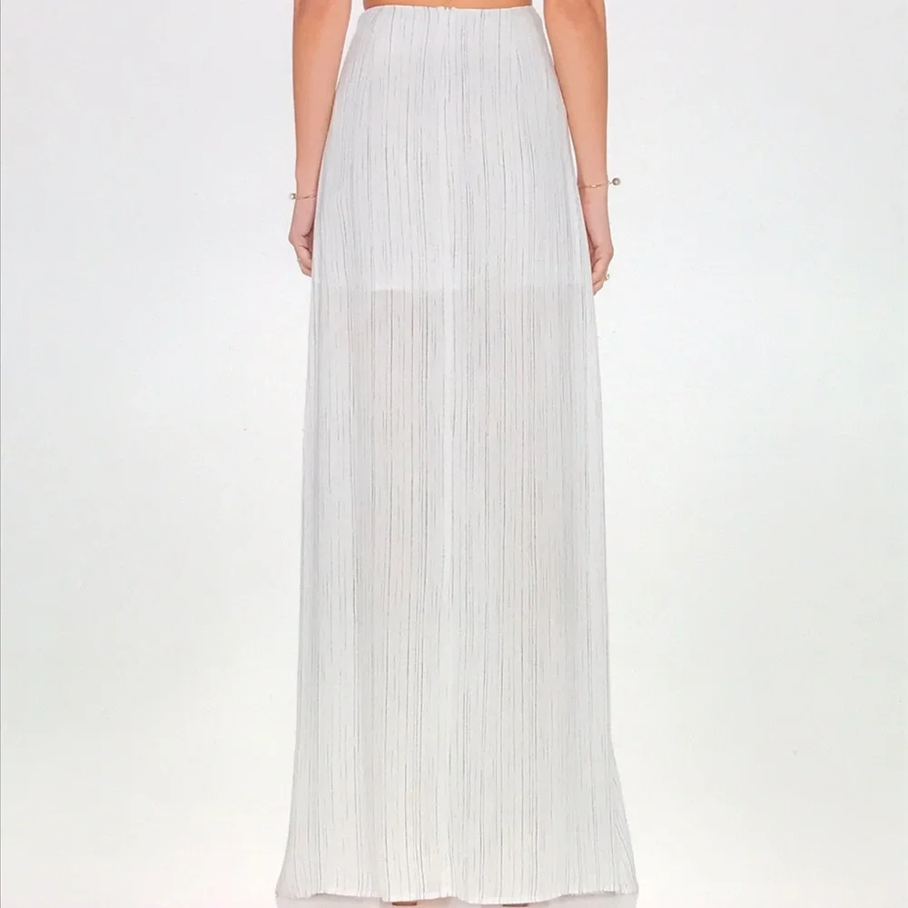 The Jetset Diaries White Maxi Skirt - Picture 6 of 10